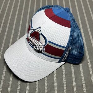 Reebok Colorado Avalanche mesh trucker snapback hat